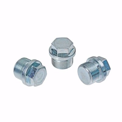 Hexagon head screw plug, DIN 910,vZn,M 10x1