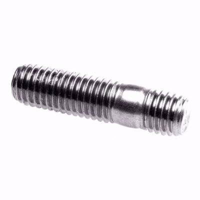 Double end stud 1d, DIN 938, 5.8, vZn, M 10 x 25