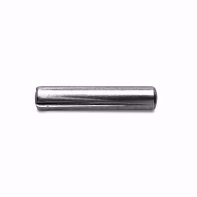 Grooved pin, full length taper grooves, DIN 1471, Stahl, Bl., Ø 10 x 55