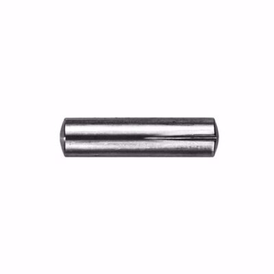 Grooved pin, half length taper grooves, DIN 1472, Stahl, Bl., Ø 2 x 4