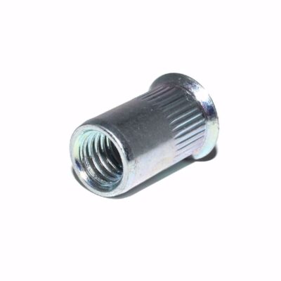 Rivet nut, serrated, with countersunk head,vZn,M 10/ф13x20