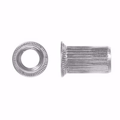 Rivet nut with countersunk serrated head,А2,M 10/ф 12x19.5