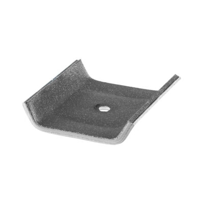 Saddle washer, EPDM, RAL 9002, 25mm, 27°