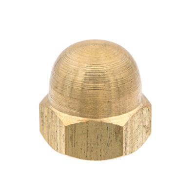 Hexagon domed cap nut, high, DIN 1587, Brass, M 6