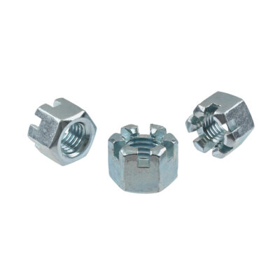 Castle nut, DIN 935, 8, vZn, M 8