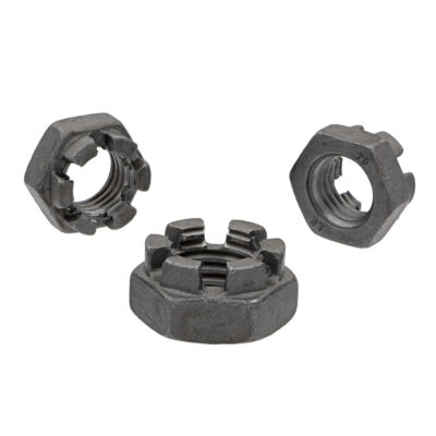Thin castle nut, DIN 937, 14H, Bl., M 18 x 2