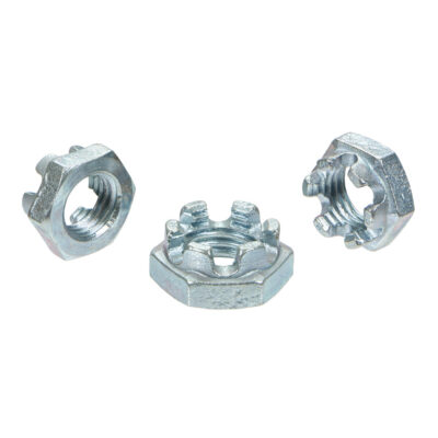 Thin castle nut, DIN 937, 17H, vZn, M 30
