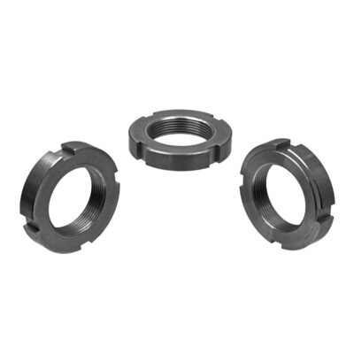 Slotted round nut for hook spanner, DIN 1804, 14H, Bl., M 80 x 2