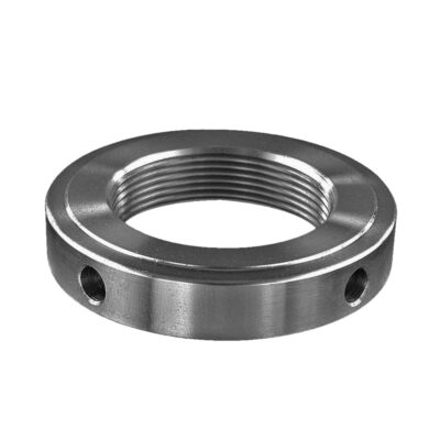 Round nut with set pin holes, DIN 1816, 14H, Bl., M 58 x 1.5