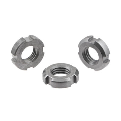 Grooved nut, DIN 70852, 17H, Bl., M 18 x 1,5