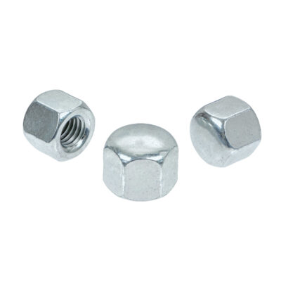 Hexagon cap nut, low pattern, DIN 917, vZn, M 5