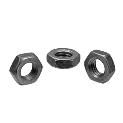 Hexagon jam nut, DIN 936, 14H, Bl., M 10 x 1