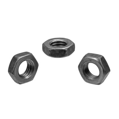 Hexagon jam nut, DIN 936 Links, 14H, Bl., M 10 x 1