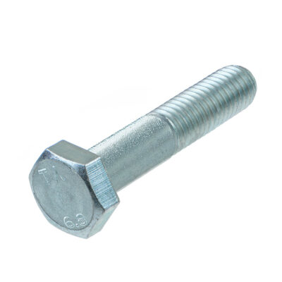 Hexagon head bolt, partially threaded, DIN 931, 6.8, vZn, M 12 x 130
