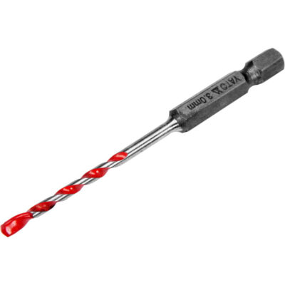 Universal drill bit YATO, HEX, HRC / carbide, Ø 3