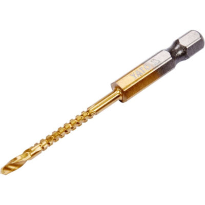 Drill bit - router bit for metal YATO, HEX, HSS-Tin, Ø 12