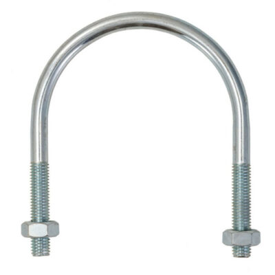 U bolt ETR, vZn, cold galvanized, 5', (131 - 140 mm)