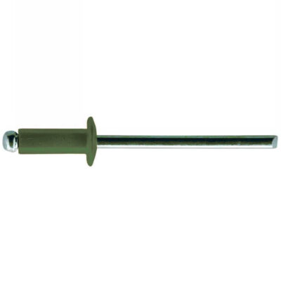 Blind rivet, DIN 7337A, Al/St, Ø 4.0 x 10, RAL 6021