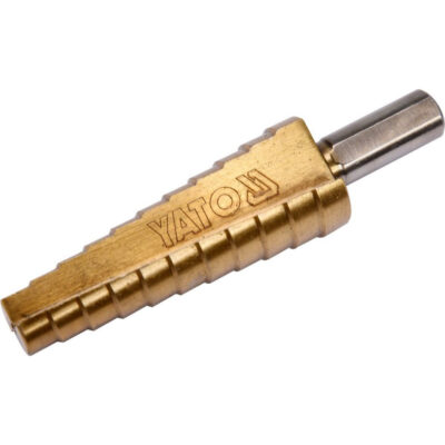 Step drill bit HSS-TiN YATO, 10 - 20 mm