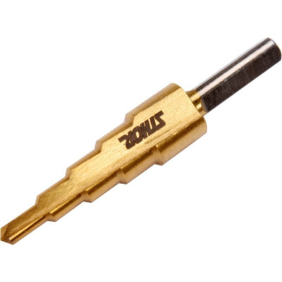 Step drill bit HSS-TiN STHOR, 4 - 12 mm