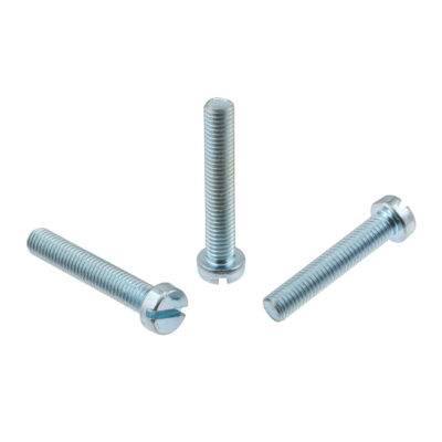 Slotted cheese head machine screw,DIN 84A,4.8,vZn,M 2x14