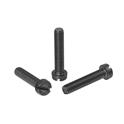 Slotted cheese head machine screw,DIN 84A,4.8,Bl.,M 8x75
