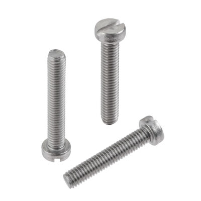 Slotted cheese head machine screw, DIN 84A, A2, M 6 x 80