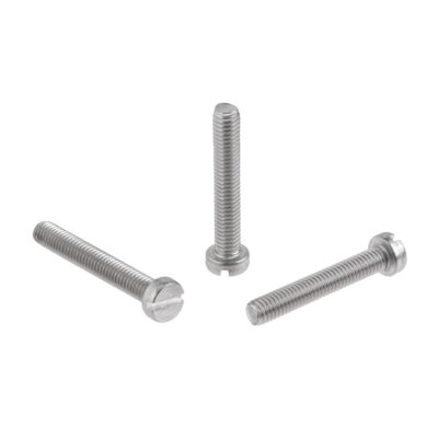 Slotted cheese head machine screw, DIN 84, A4, M 10 x 35