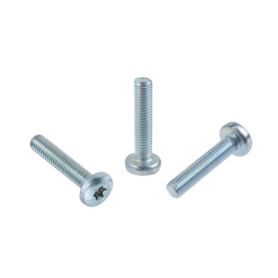 Pan head machine screw, DIN 7985, TX 10, 4.8, vZn, M 3 x 6