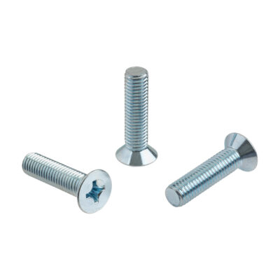 Countersunk flat head machine screw, DIN 965, 4.8, vZn, M 3x7