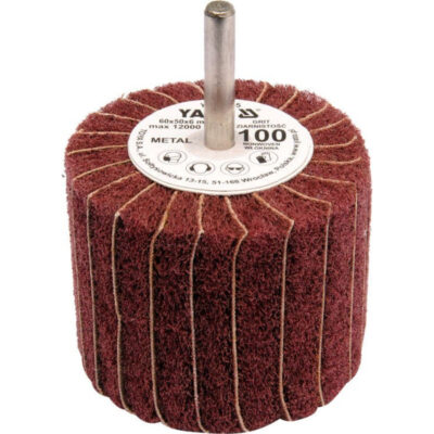 Non-woven flap wheel with shank, YATO, 60 x 50 x 6 mm, P200