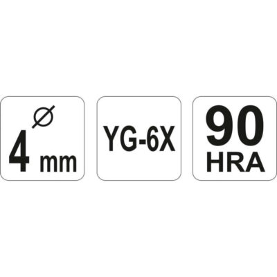 Glass and tile drill bit, YATO, Ø 4