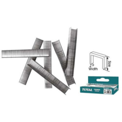 Staples for staple gun "D-type" TOTAL, 1.2 x 12 mm, 1000 pcs