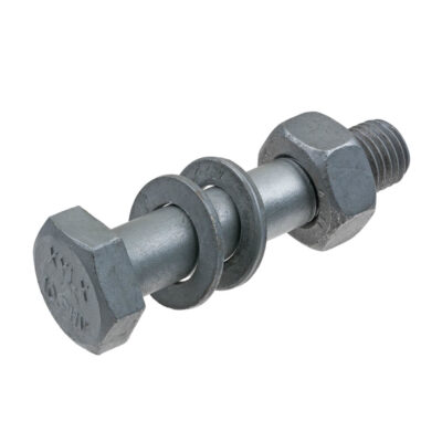 Hexagon head structural bolt, EN14399-4-HV, certificate 3.1B, 10.9, tZn, M22 x 60