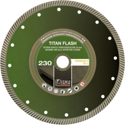 Diamond cutting disc for tile DIEWE TITAN FLASH, Ø 200 x 25.4 x 10 mm
