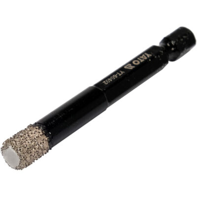 Diamond drill bit YATO, 1/4", HEX, Ø 8 x 65 mm