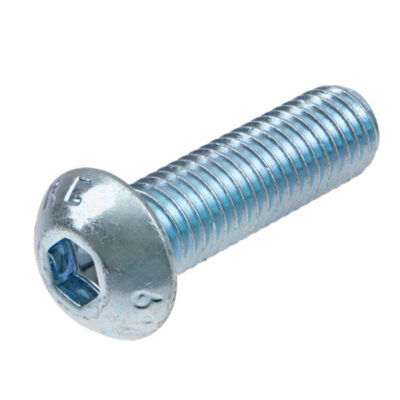 Button head socket screw, ISO 7380, 10.9, vZn, M 4 x 8