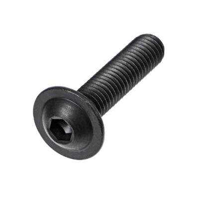 Button flange head socket screw, ISO 7380, 10.9, Bl., M5 x 16