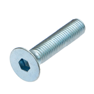 Flat head countersunk socket cap screw, DIN 7991, 10.9, vZn, M 10 x 16