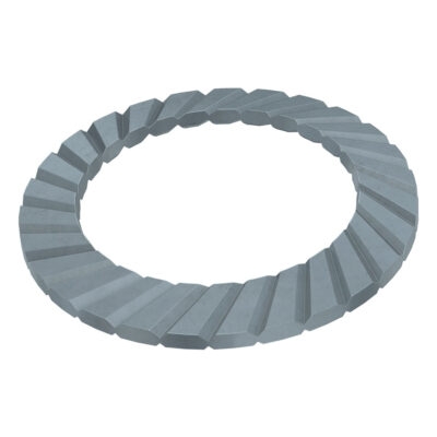 Serrated safety washer SCHNORR, vZn, S 8