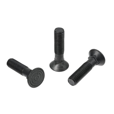Flat countersunk square neck bolt, DIN 608, 8.8, Bl., M 10 x 25