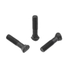 Plough bolt with conical head and square neck, 8.8, Bl., M 10 x 40