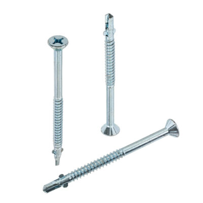 Self-drilling screw, wood-metal, 7504P, vZn, DP 6, Ø 5.5 x 109
