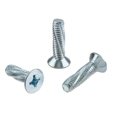 Self-tapping screw, DIN 7516D, vZn, M 8 x 20