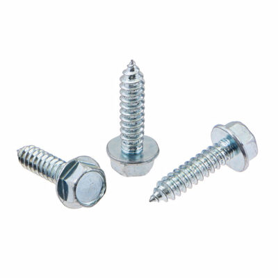 Hex washer head self-tapping screw, DIN 6928 C, vZn, Ø 4.2 x 25