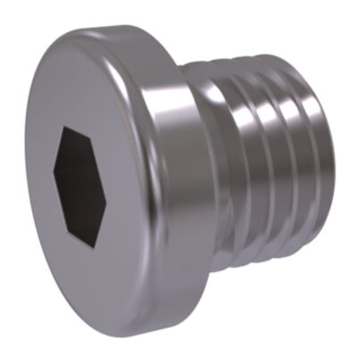 Hexagon socket screw plug with collar, DIN 908